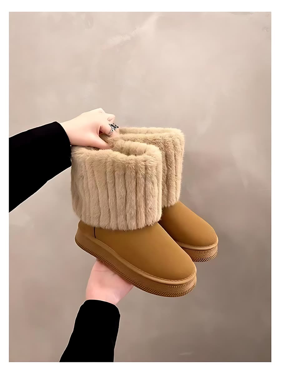 Winter Edit — fleece-lined snow boots